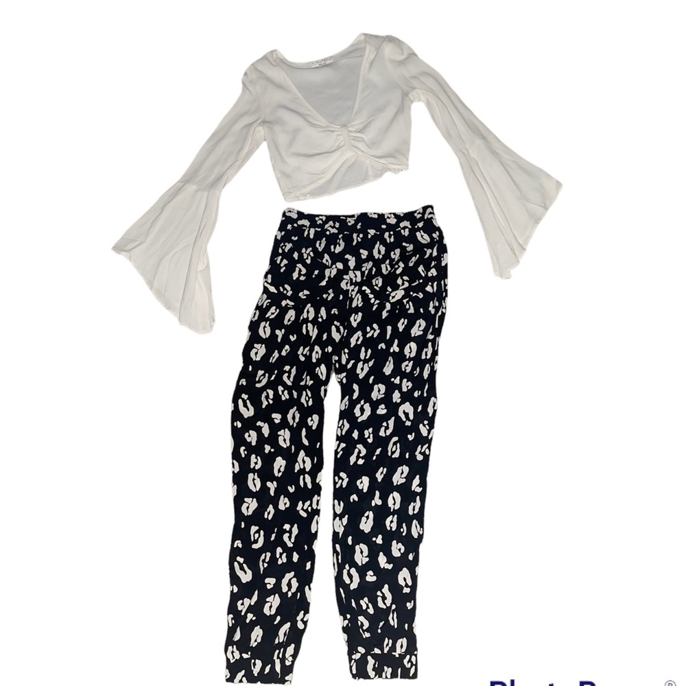 Revolve FLYNN SKYE Alyssa crop top & Perfect pant outfit